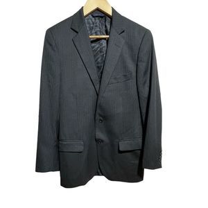 Brooks Brothers Mens 1818 Fitzgerald Blazer Gray Wool Two Button Suit Jacket 38R